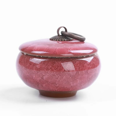 Creative Crack Keraminis hermetiškas stiklainis Nešiojamas kelioninis arbatos Caddy Mini porcelianinis laikymo stiklainis papuošalų dėžutės konteineris Namų dekoras Modernus