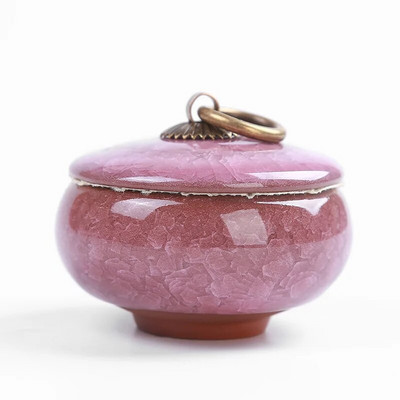 Creative Crack Keraminis hermetiškas stiklainis Nešiojamas kelioninis arbatos Caddy Mini porcelianinis laikymo stiklainis papuošalų dėžutės konteineris Namų dekoras Modernus