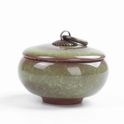 Creative Crack Keraminis hermetiškas stiklainis Nešiojamas kelioninis arbatos Caddy Mini porcelianinis laikymo stiklainis papuošalų dėžutės konteineris Namų dekoras Modernus