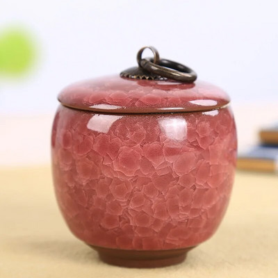 Creative Crack Keraminis hermetiškas stiklainis Nešiojamas kelioninis arbatos Caddy Mini porcelianinis laikymo stiklainis papuošalų dėžutės konteineris Namų dekoras Modernus