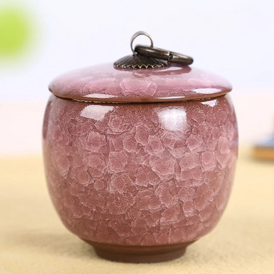 Creative Crack Keraminis hermetiškas stiklainis Nešiojamas kelioninis arbatos Caddy Mini porcelianinis laikymo stiklainis papuošalų dėžutės konteineris Namų dekoras Modernus
