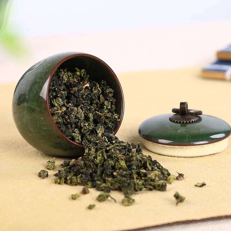 Creative Crack Keraminis hermetiškas stiklainis Nešiojamas kelioninis arbatos Caddy Mini porcelianinis laikymo stiklainis papuošalų dėžutės konteineris Namų dekoras Modernus