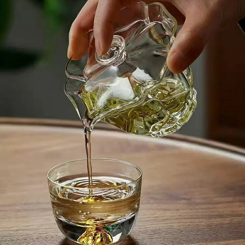 Kung Fu Teaset Staklo Gaiwan Visoko borosilikatno staklo Šalica za čaj Puer zdjela za čaj Chawan Soup Tureen Chahai Tea Set Dodaci