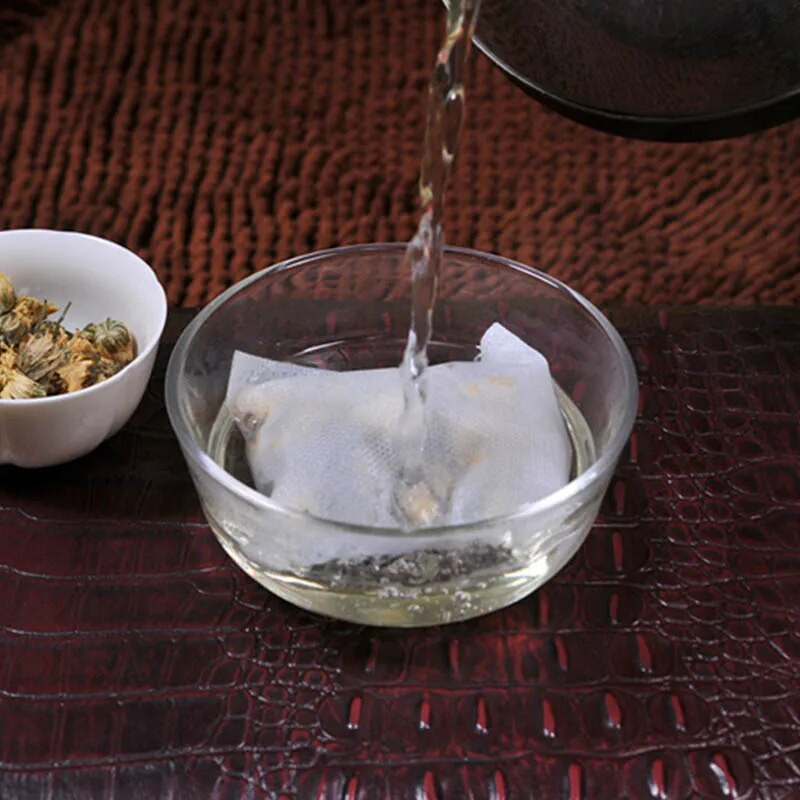 9*7CM 50-100kom Vrećice čaja Prazne mirisne vrećice s uzicom 5*7CM /6*8CM Zaptivni filtar Kuhajte Biljke Začin Rasute vrećice za kavu Alati