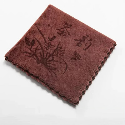 No Trace Tea Set Pad Ultra Puha Nedvszívó Tea törölköző Kávéfőző Különleges Vízjel nélkül Pamut rongy zsebkendő Vacsora mosogatórongy