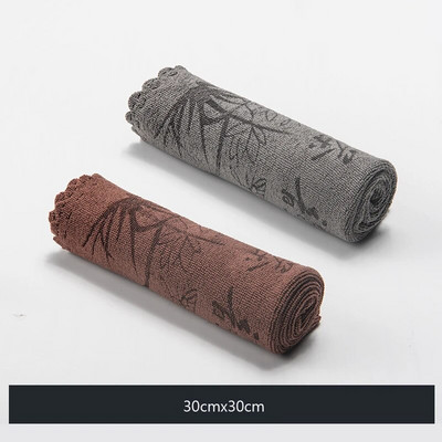 No Trace Tea Set Pad Ultra Puha Nedvszívó Tea törölköző Kávéfőző Különleges Vízjel nélkül Pamut rongy zsebkendő Vacsora mosogatórongy