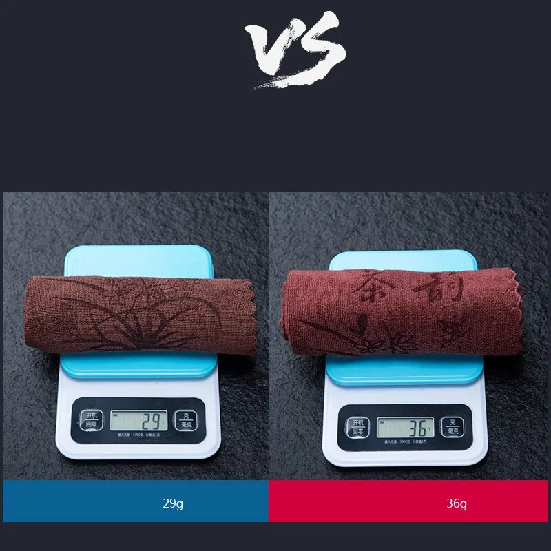 No Trace Tea Set Pad Ultra Puha Nedvszívó Tea törölköző Kávéfőző Különleges Vízjel nélkül Pamut rongy zsebkendő Vacsora mosogatórongy