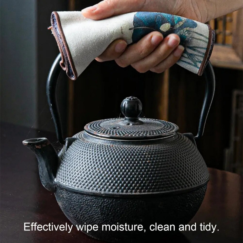 Kuhinjska krpa Dobro upijanje Pamučna lanena krpa za čaj Elastična rastezljiva Ultra-mekana stolna ubrusa za dom Čajna salveta Dodaci za čaj