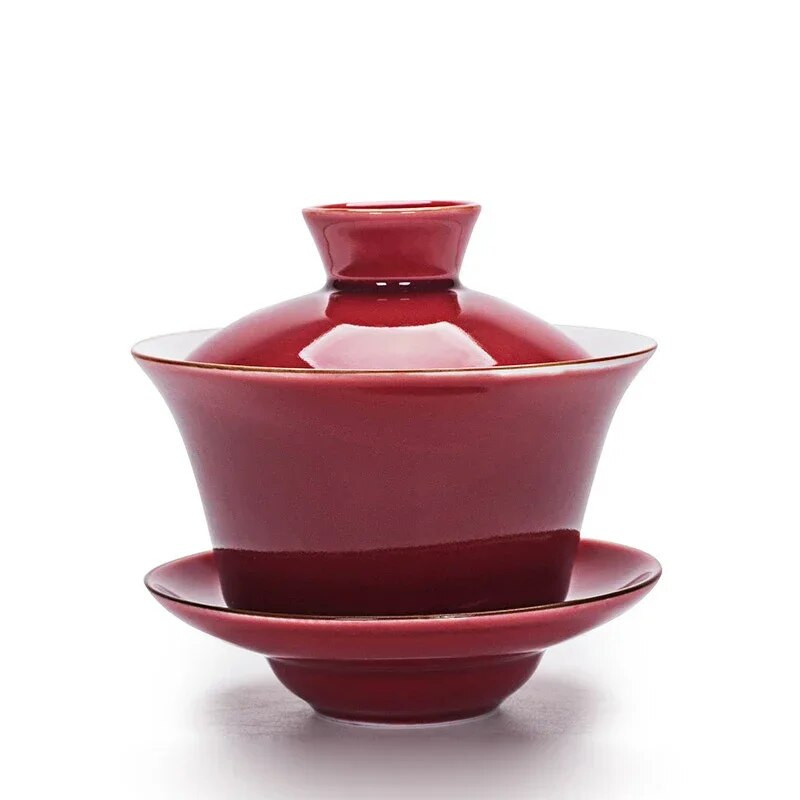 Celadon Tea Tureen 140 ml Kung Fu Set za čaj, kineski čajnik Flower Gaiwan Puer kuhalo za vodu, ljubitelji čajnika moraju imati pribor za čaj