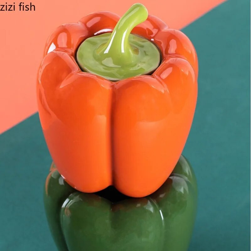 Apple Kerámia Tea Can Chili Tea Caddy Tea Doboz Pecsét Az Üveg Teatartály Tároló Üveg Tea Szervező Tároló Doboz Tároló Szervező