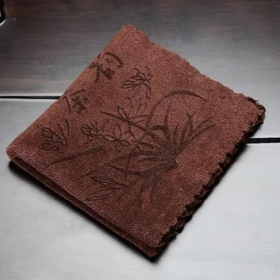 Konyhatörlő tisztító kendő Teásalátét sűrített nedvszívó rongy törlőkendő puha pamut konyhai törülköző kung fu teatartozékok