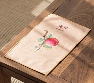 Kínai festett konyharuha Csúcsminőségű plüss nedvszívó vízrongy sűrített teaszalvéták vászon hőszigetelő alátét teatartozékok