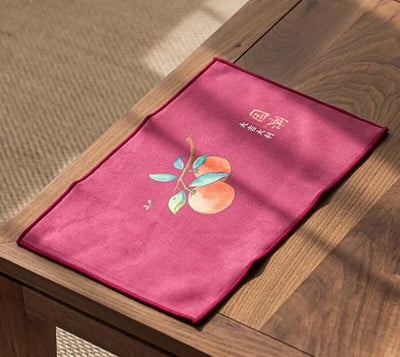 Kínai festett konyharuha Csúcsminőségű plüss nedvszívó vízrongy sűrített teaszalvéták vászon hőszigetelő alátét teatartozékok