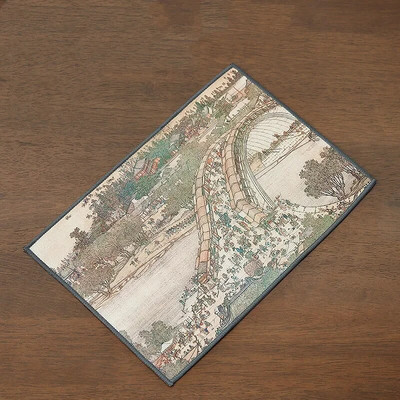 Kínai festett konyharuha Csúcsminőségű plüss nedvszívó vízrongy sűrített teaszalvéták vászon hőszigetelő alátét teatartozékok