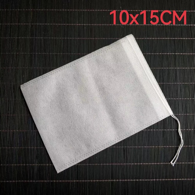 100 vnt. vienkartinių arbatos maišelių filtro užpilas su virvele „Heal Seal“ maistinės kokybės neaustinės medžiagos, prieskonių vienkartinė natūralios medienos masė