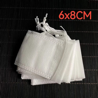 100 vnt. vienkartinių arbatos maišelių filtro užpilas su virvele „Heal Seal“ maistinės kokybės neaustinės medžiagos, prieskonių vienkartinė natūralios medienos masė