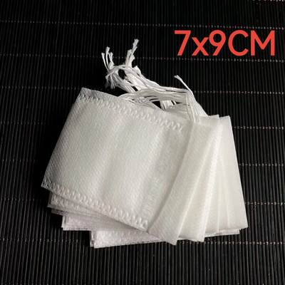 100 vnt. vienkartinių arbatos maišelių filtro užpilas su virvele „Heal Seal“ maistinės kokybės neaustinės medžiagos, prieskonių vienkartinė natūralios medienos masė