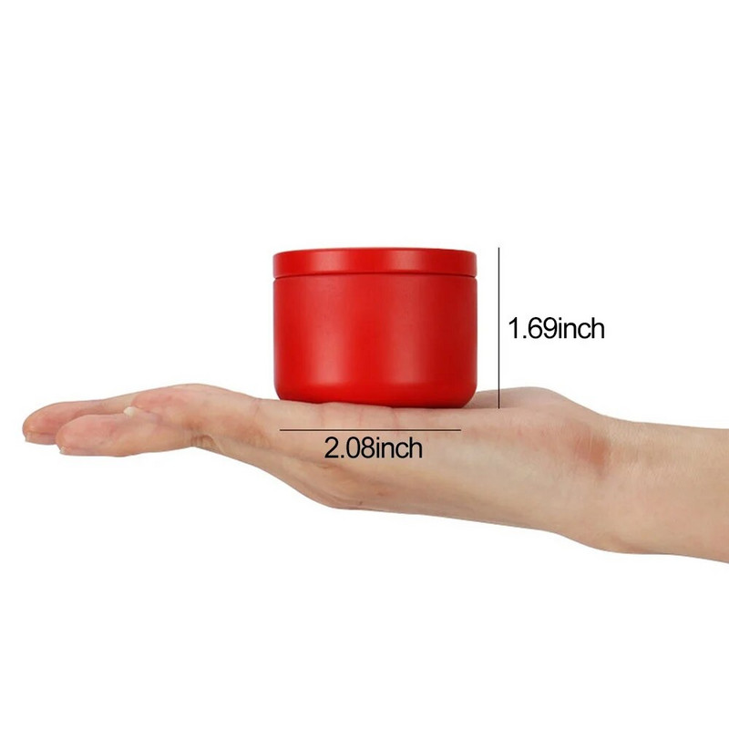 Prijenosno pakiranje čaja od cvijeća Zatvorene limenke Metalna truba Kreativni crni čaj Male limenke čaja Limenka