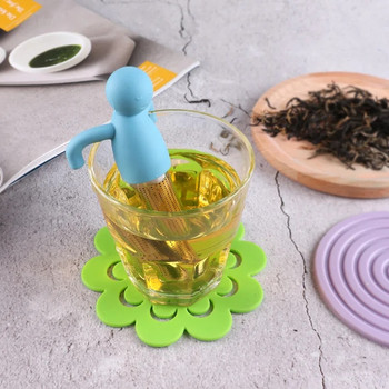 Creative Tea Infuser Strainer Sieve Infusers από ανοξείδωτο ατσάλι Teaware φακελάκια τσαγιού Φίλτρο διάχυσης φύλλων Αξεσουάρ κουζίνας