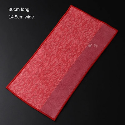 Dvipusis aksominis tradicinis kinų tapyba Sutirštintas Zen sugeriantis arbatos kvadratas padėkliukai Staltiesė Arbatinio rankšluosčio reikmenys