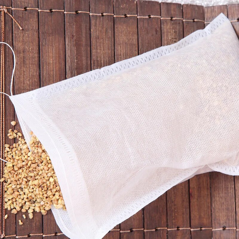 Vrećica čaja 100 komada Prazna mirisna vrećica čaja s filtarom za brtvljenje i zacjeljivanje Jednokratne vrećice čaja Biljni zeleni čaj Vrećice čaja od netkane tkanine