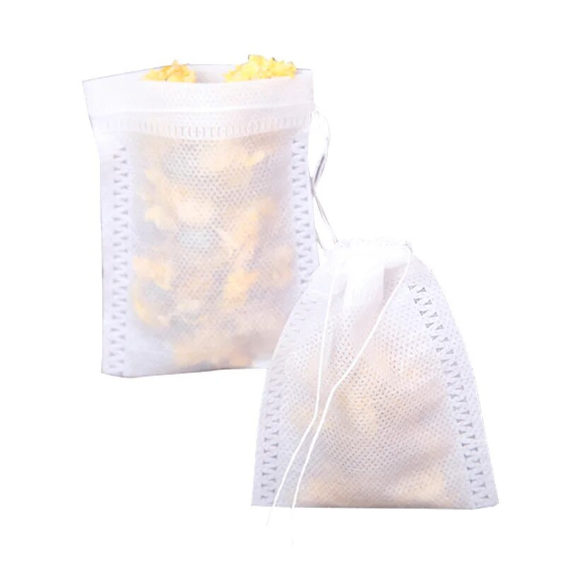 Vrećica čaja 100 komada Prazna mirisna vrećica čaja s filtarom za brtvljenje i zacjeljivanje Jednokratne vrećice čaja Biljni zeleni čaj Vrećice čaja od netkane tkanine