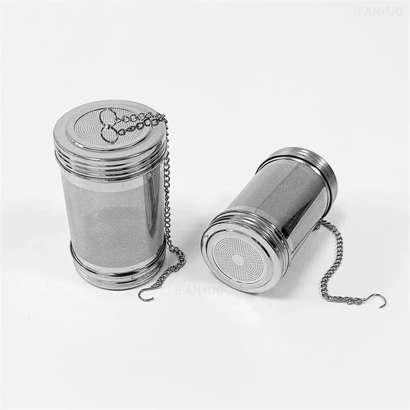 Fini mrežasti filter Infuzor za čaj Cilindrični 304 nehrđajući čelik Navojni priključak Cjedilo za čajnik Začinsko bilje Kuhinjski dodaci