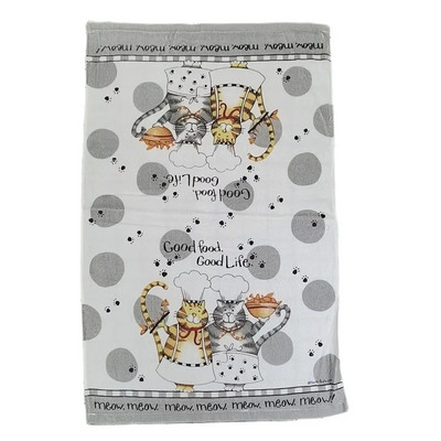 1PC 41x64cm prosop de ceai din bumbac lavetă pentru curățarea vaselor șervețele colorate imprimate instrumente de gătit, accesorii de bucătărie, xvideos gratuit