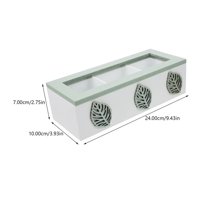 Vrećice čaja Organizator za ormariće Posude Nakit Ladica za bar za kavu Mala pohrana Paketić šećera Drveni