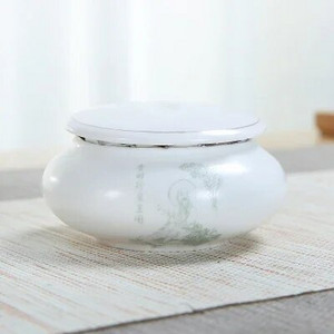 Keramički spremnici za čaj Tea Caddies Spremište za čaj, putni keramički kanister, japansko spremište staklenki, D146