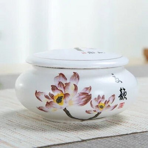 Keramički spremnici za čaj Tea Caddies Spremište za čaj, putni keramički kanister, japansko spremište staklenki, D146