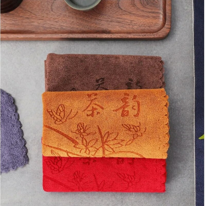 Vintage arbatos rankšluosčių rinkinys, arbatos šluostė, stalo padėklas, Kung Fu arbatos rinkinys, ceremonijos priedai, padėkliukai, 1 vnt.