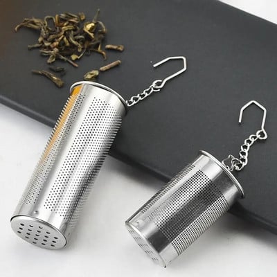 Rozsdamentes acél tea infuzáló tealevelek diffúzor fűszer fűszerezés golyós szűrő teáskanna finomhálós kávészűrő konyhai kiegészítők