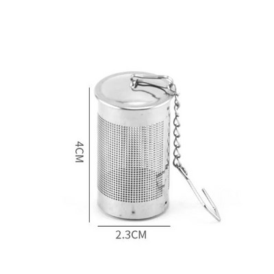 Infuzor de ceai din oțel inoxidabil Difuzor de frunze de ceai Filtru de cafea cu plasă fină Accesorii de bucătărie