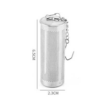 Infuzor de ceai din oțel inoxidabil Difuzor de frunze de ceai Filtru de cafea cu plasă fină Accesorii de bucătărie