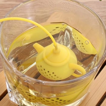 1 τεμ. Creative Silicone Teapot Infuser Strainer Tea Bag Filter Diffuser Teaware Teapot Accessory Kitchen Gadget