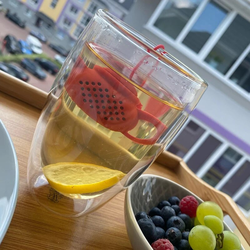 1PC Kreativni silikonski čajnik u obliku čajnika Cjedilo za vrećicu čaja Filter za listove Difuzor Posuđe za čaj Dodatak za čajnik Kuhinjski gadget