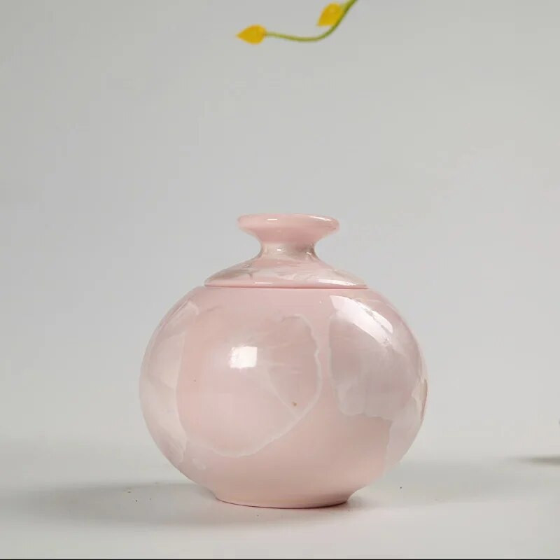 Šareni mini porculan u kineskom stilu, hermetički nepropusni Matcha čaj Caddy Pasty Liquid, Cosmetic, Puder Storage Keep Fresh Empty Canister