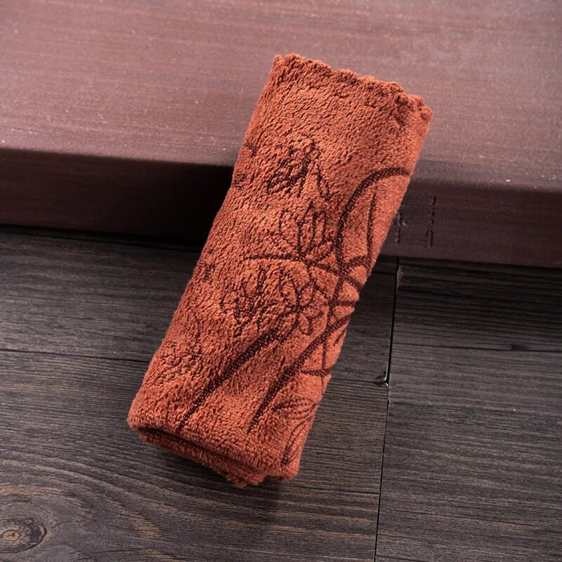 Șervețele de ceai Kungfu, absorbție de apă, prosop îngroșat pentru set de ceai, cârpă de ceai din fibră din bumbac, accesorii pentru masă de ceai Zen Intention