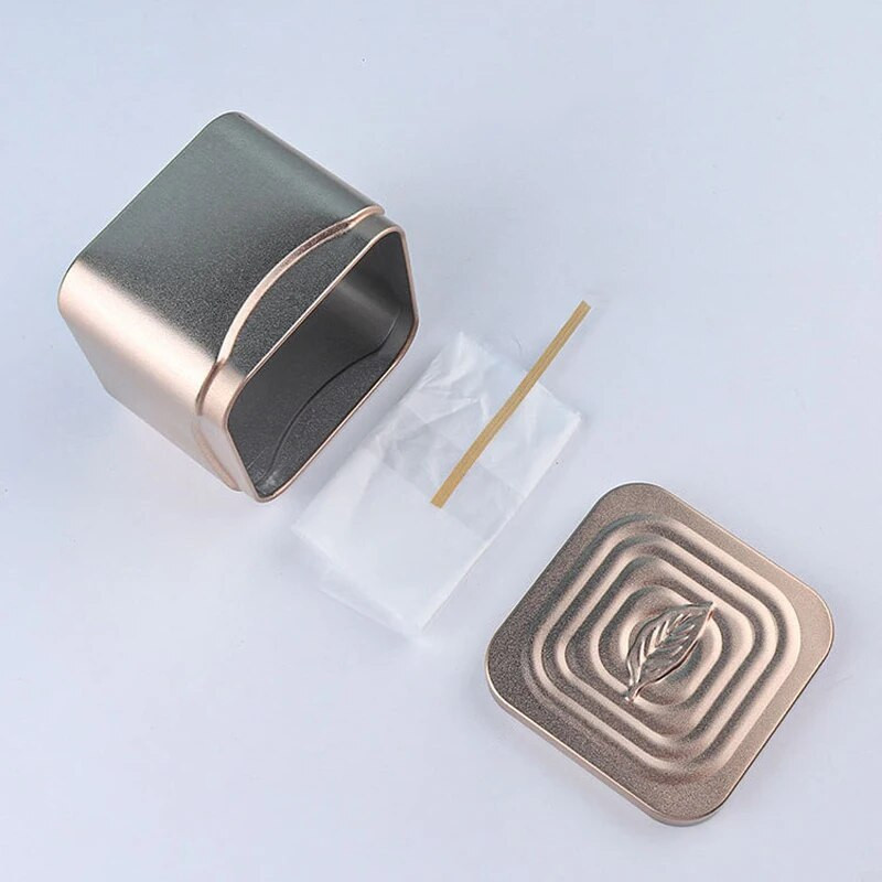 Raznobojna mala četvrtasta limenka od bijelog lima Limenka za čaj Izvrsna kutija za darove i rukotvorine za slatkiše Spremnik za pohranu hrane