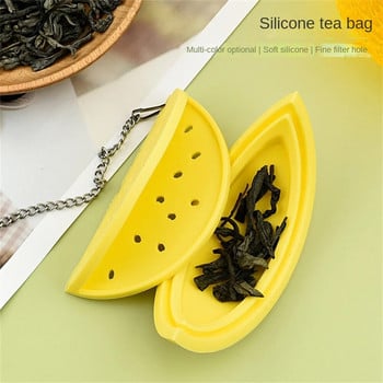 Εγχυτήρες τσαγιού πυριτίου Creative Rose Leaf Tea Strainers Φορητά εργαλεία φίλτρου κόσκινου τσαγιού Αξεσουάρ κουζίνας σουρωτήρι τσαγιού