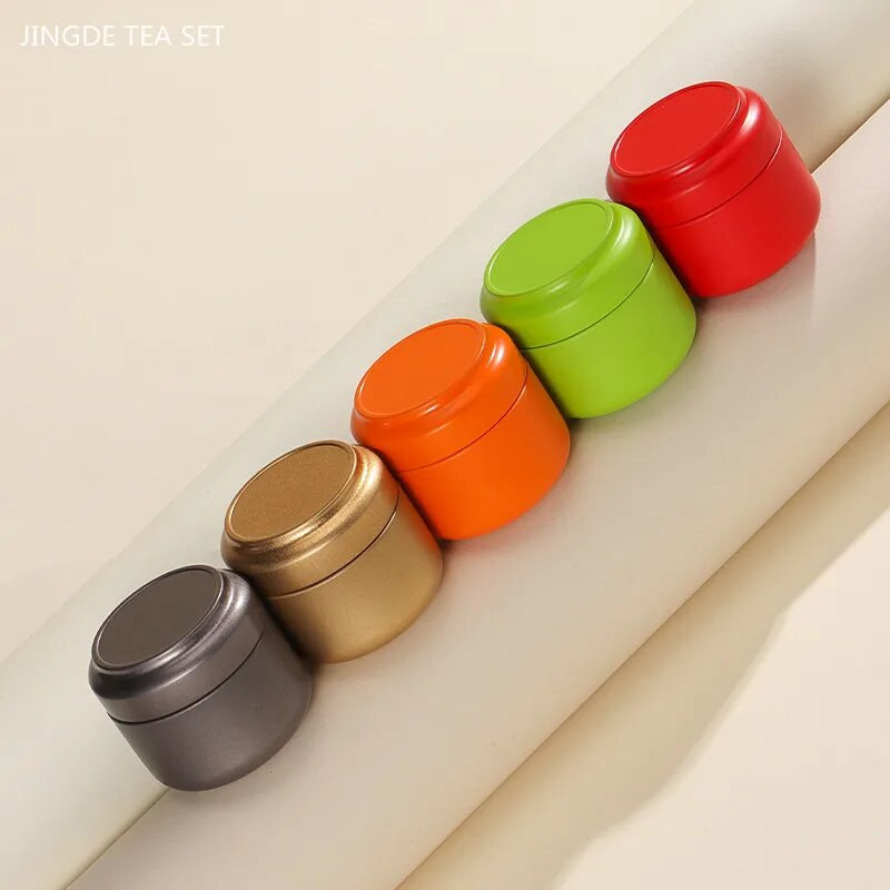 Izvrsna mini posuda za čaj, prijenosni metalni spremnik za pohranu čaja, putna zatvorena staklenka za kavu, posuda za čaj, spremnici za pohranu u kućanstvu