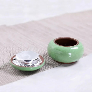 Αρχική Σφραγισμένο βάζο τσαγιού Δοχείο καφέ σε σκόνη κινέζικα κεραμικά Tea Caddy Travel Τσάι Τσάι Κουζίνα Δοχεία μπαχαρικών Δεξαμενή αποθήκευσης καραμέλας