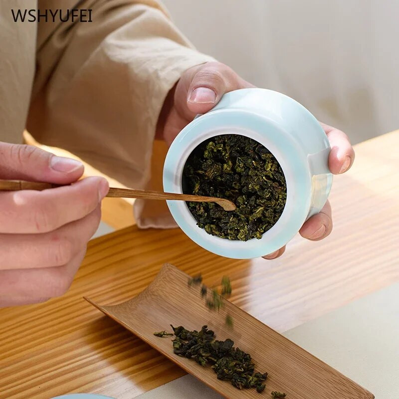 Prijenosna putna brtva od seladona staklenka za pohranu otporna na vlagu kava u zrnu čaj slatkiši keksi prekrivene kuhinjske boce za pohranu limenke