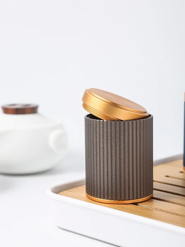 Prijenosna zatvorena staklenka od nehrđajućeg čelika u europskom stilu, staklenka od 90 ml, metalna staklenka za slatkiše od čaja, staklenka za kavu, posuda za pohranu hrane Uređenje doma