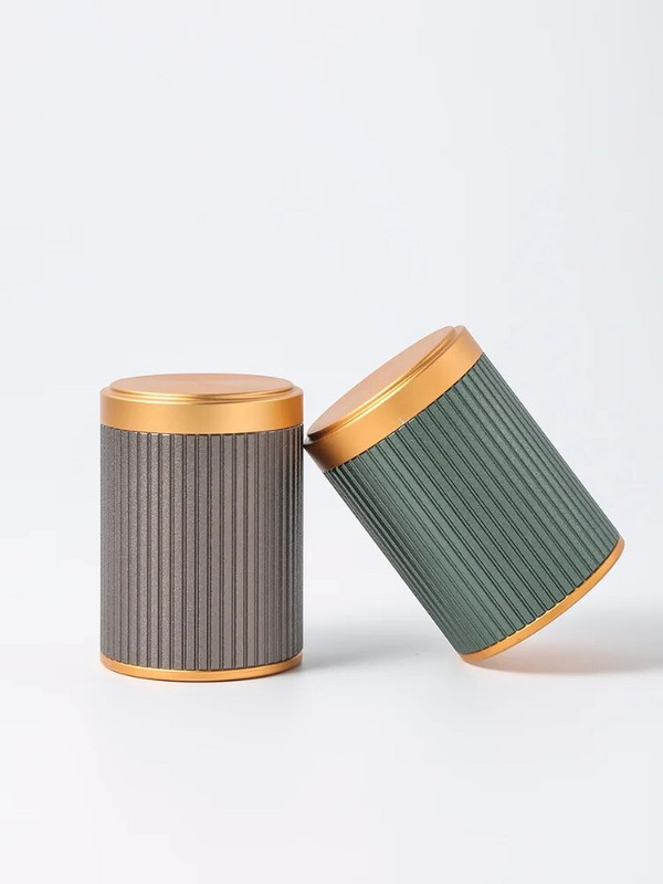 Prijenosna zatvorena staklenka od nehrđajućeg čelika u europskom stilu, staklenka od 90 ml, metalna staklenka za slatkiše od čaja, staklenka za kavu, posuda za pohranu hrane Uređenje doma