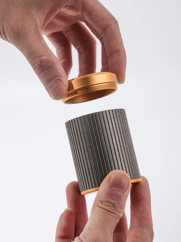 Prijenosna zatvorena staklenka od nehrđajućeg čelika u europskom stilu, staklenka od 90 ml, metalna staklenka za slatkiše od čaja, staklenka za kavu, posuda za pohranu hrane Uređenje doma