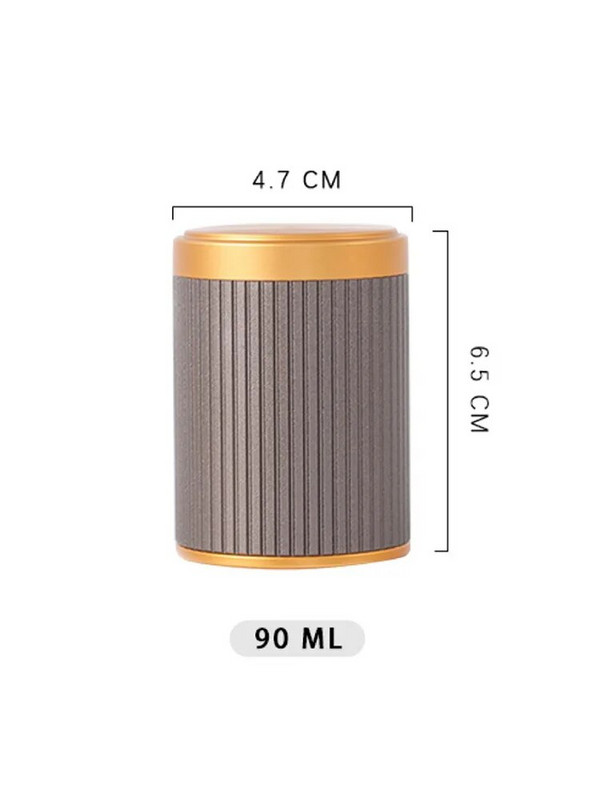 Prijenosna zatvorena staklenka od nehrđajućeg čelika u europskom stilu, staklenka od 90 ml, metalna staklenka za slatkiše od čaja, staklenka za kavu, posuda za pohranu hrane Uređenje doma