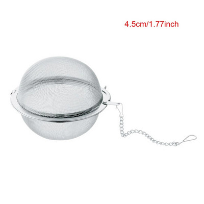 Smulkaus tinklelio nerūdijančio plieno arbatos užpilas Daugkartinis virdulio sietelio laikiklis Prieskoniai Rutuliniai Filtrai Gėrimų indai Arbatinės priedai