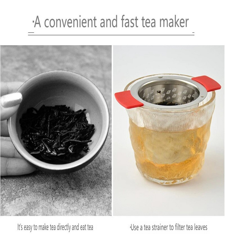 Hot! 1PC 304 nehrđajući čelik višekratna infuzija čaja Cjedilo za čaj Čajnik Loose Tea Leaf Spice Filter za čaj Kuhinjski pribor